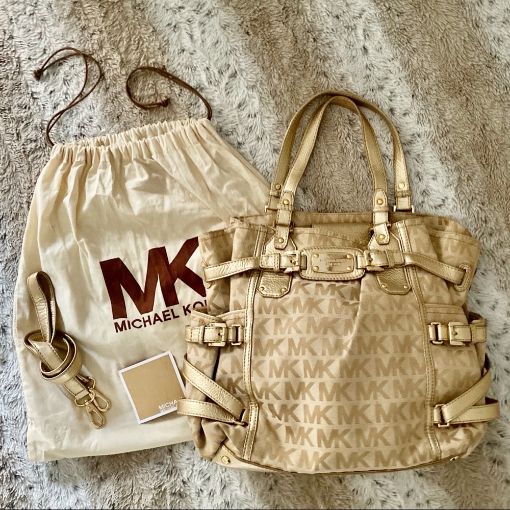 Michael Kors Golden Strap Tote